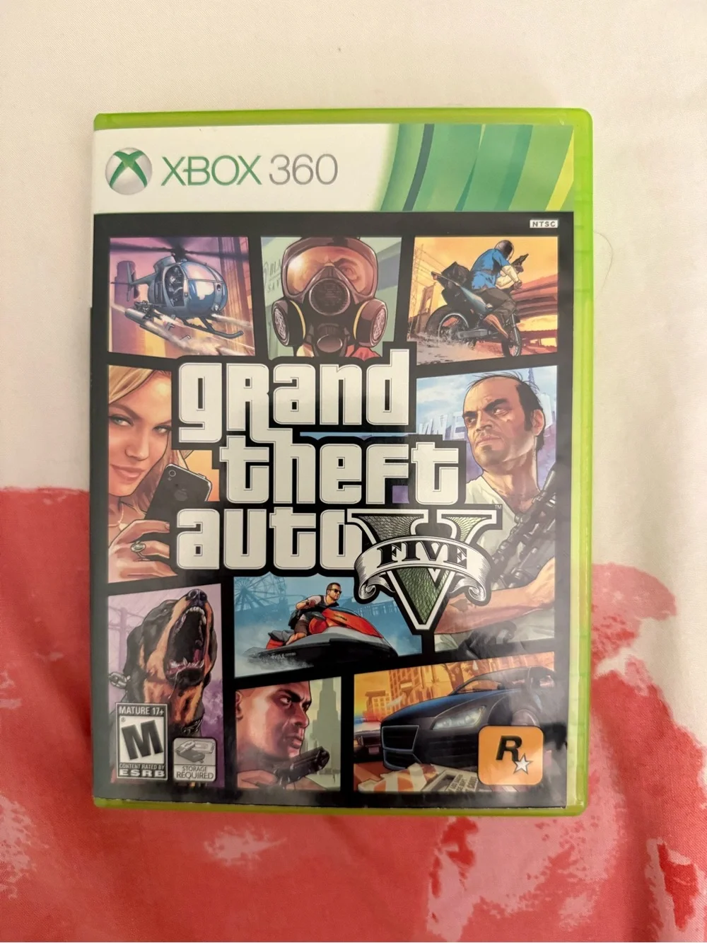 Xbox 360 Grand Theft Auto V - Green Case